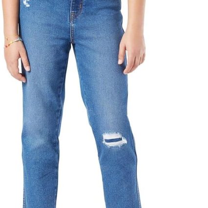 Girls' High Rise Ankle Straight Jeans