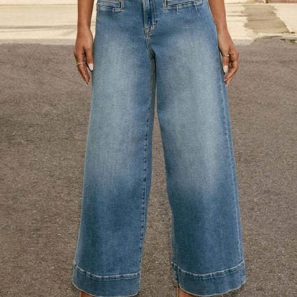 High Waisted Wide Leg Long Pants