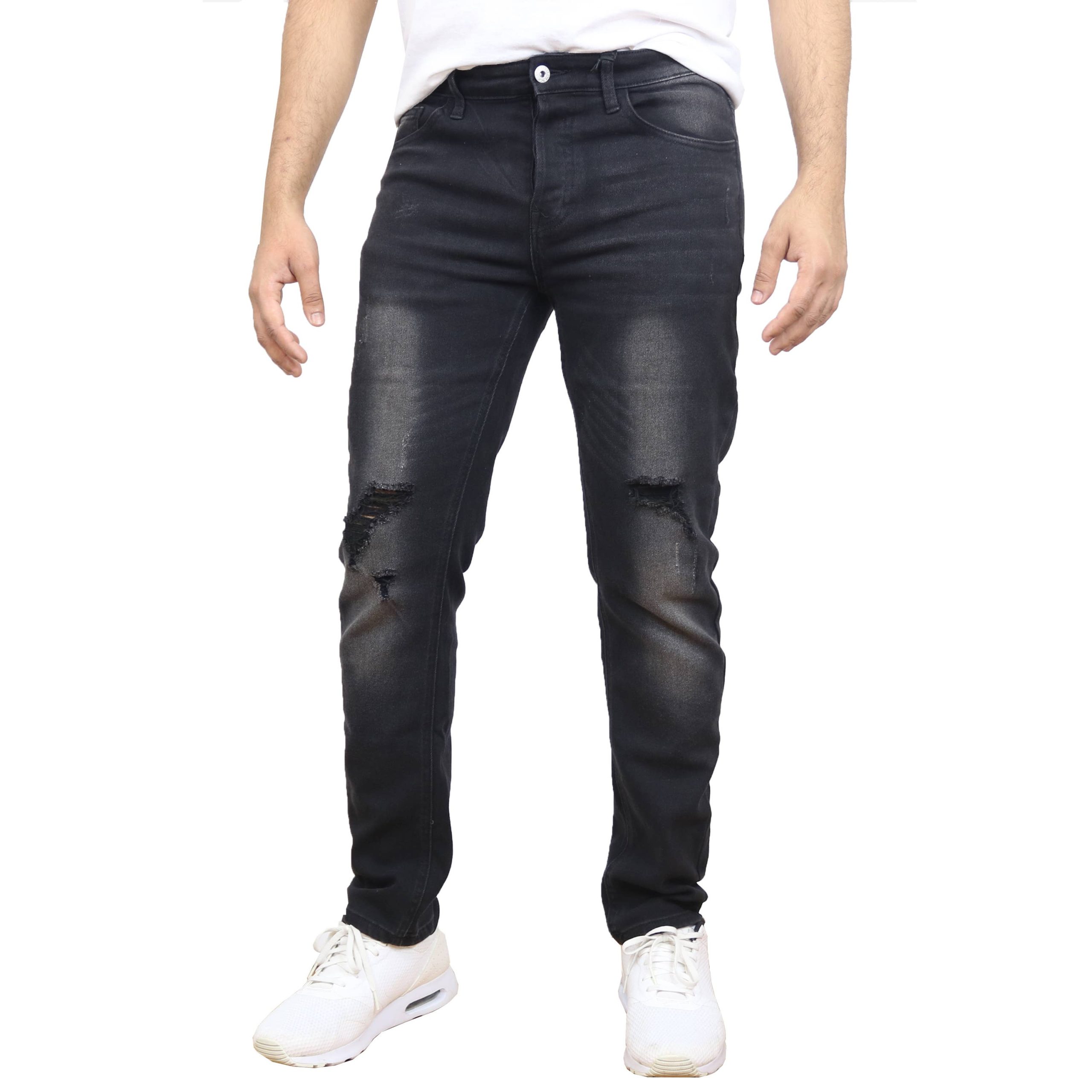 Men's Stretch Ripped Jeans