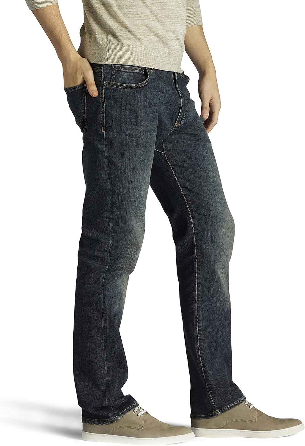 Men Big and Tall Straight Taper Jean - Image 2