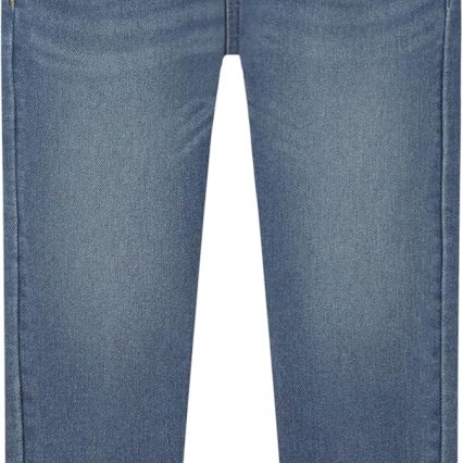 Boys' Pull-on Stretch Denim Jeans, 5-Pocket Style & Drawstring Closure